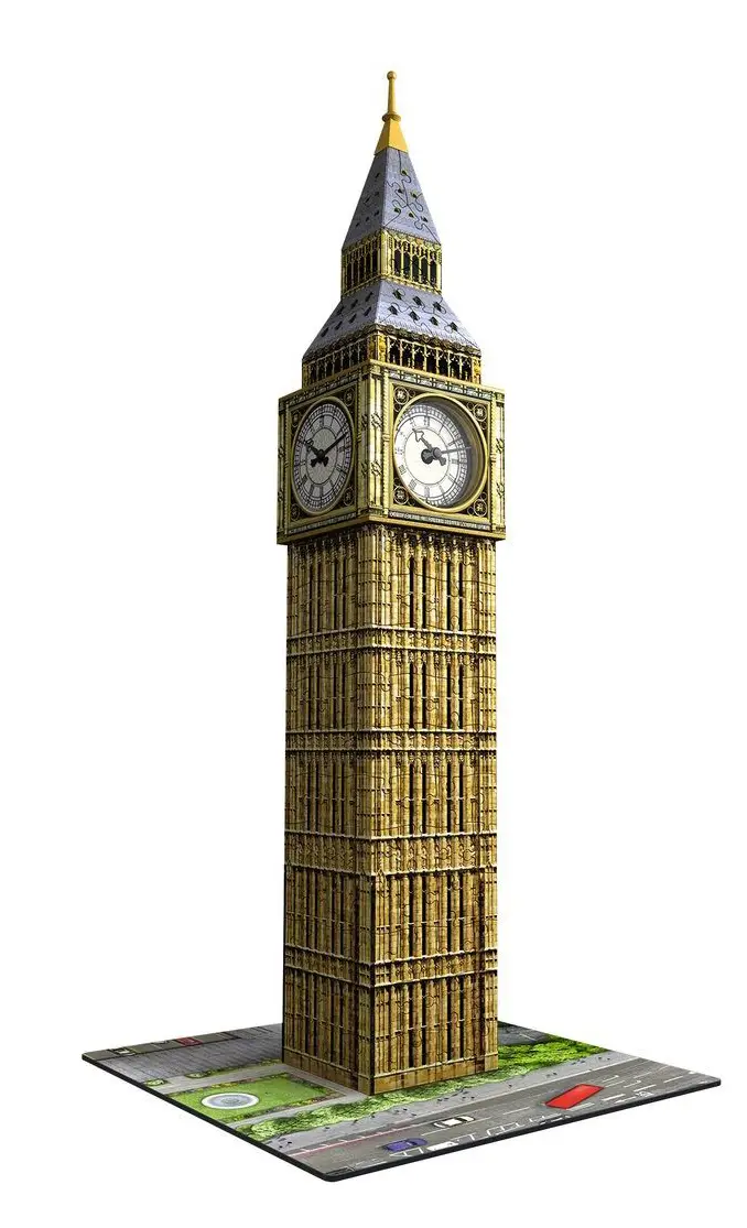 3DPuzzle Big Ben mit Uhr 216 Teile | Puzzles