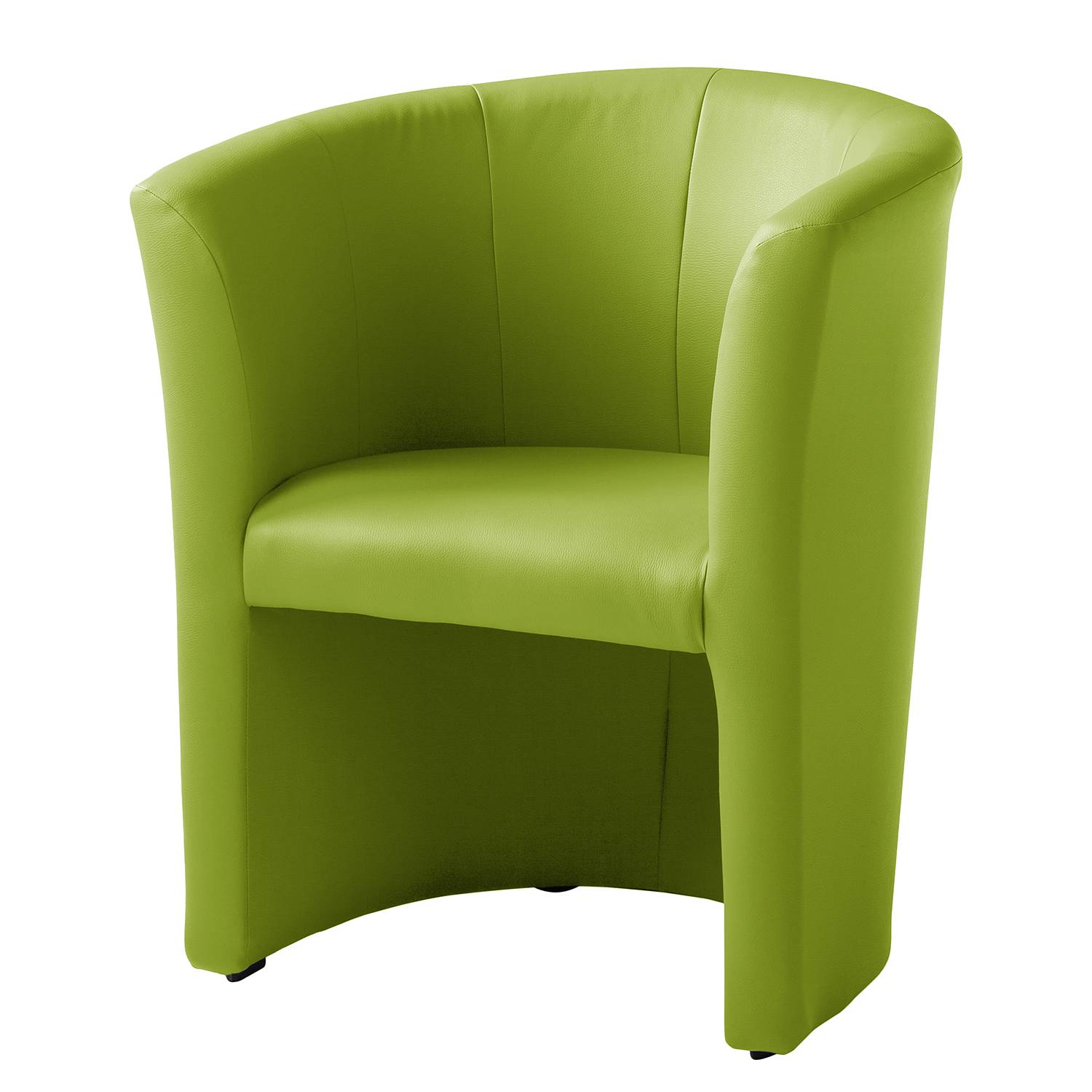 goedkoop Cocktailfauteuil Sinclair kunstleer Appelgroen Fredriks