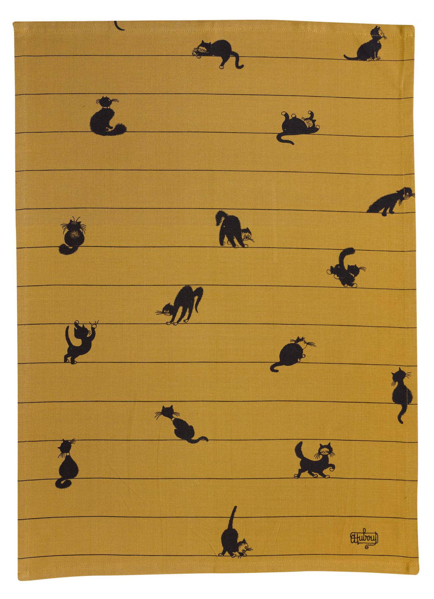 Grande strofinaccio Dubout Courte nuit Ecru 60x80 cm Winkler
