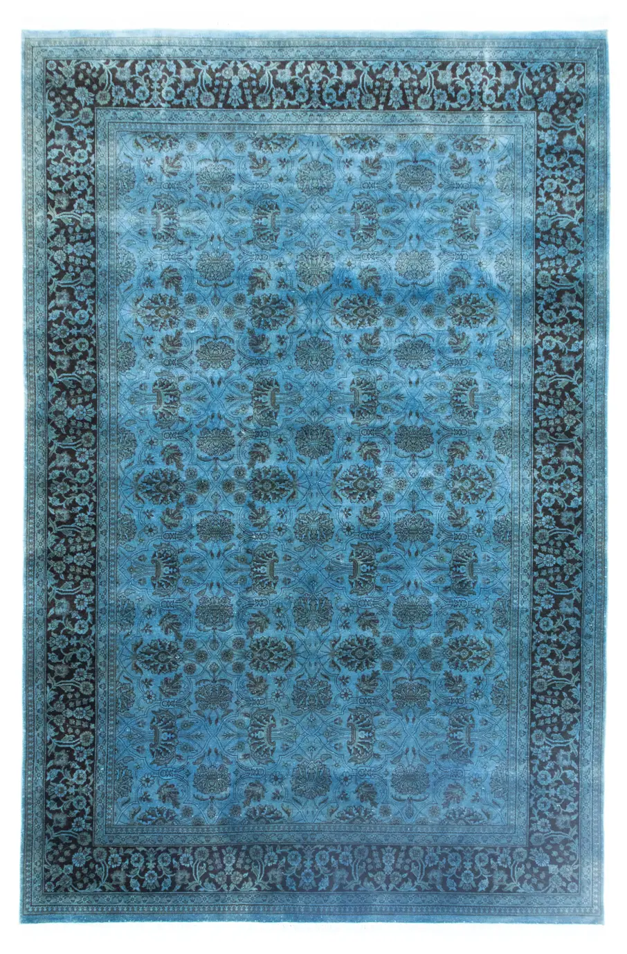 Designer Teppich - 292 x 197 cm - blau