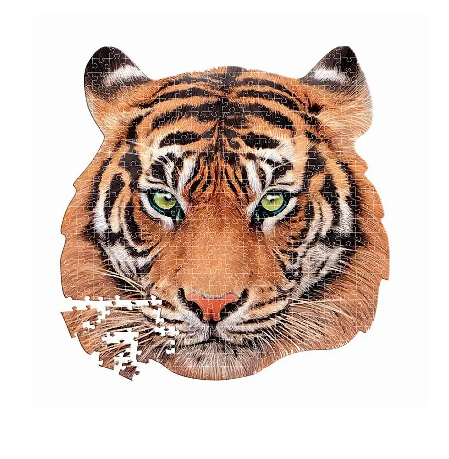 Puzzle 375 Teile Tigergesicht