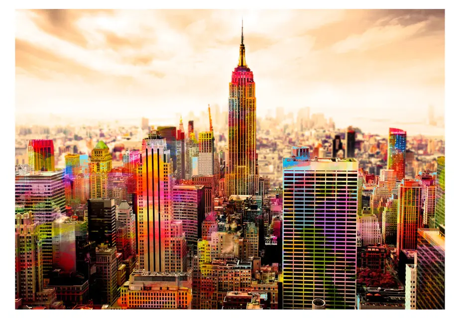 City Fototapete III of New York Colors