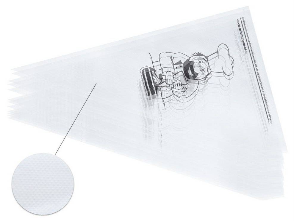 DECORA Spritzbeutel 60 Cm - Baumwolle Mit Innenbeschichtung Für Konditorei