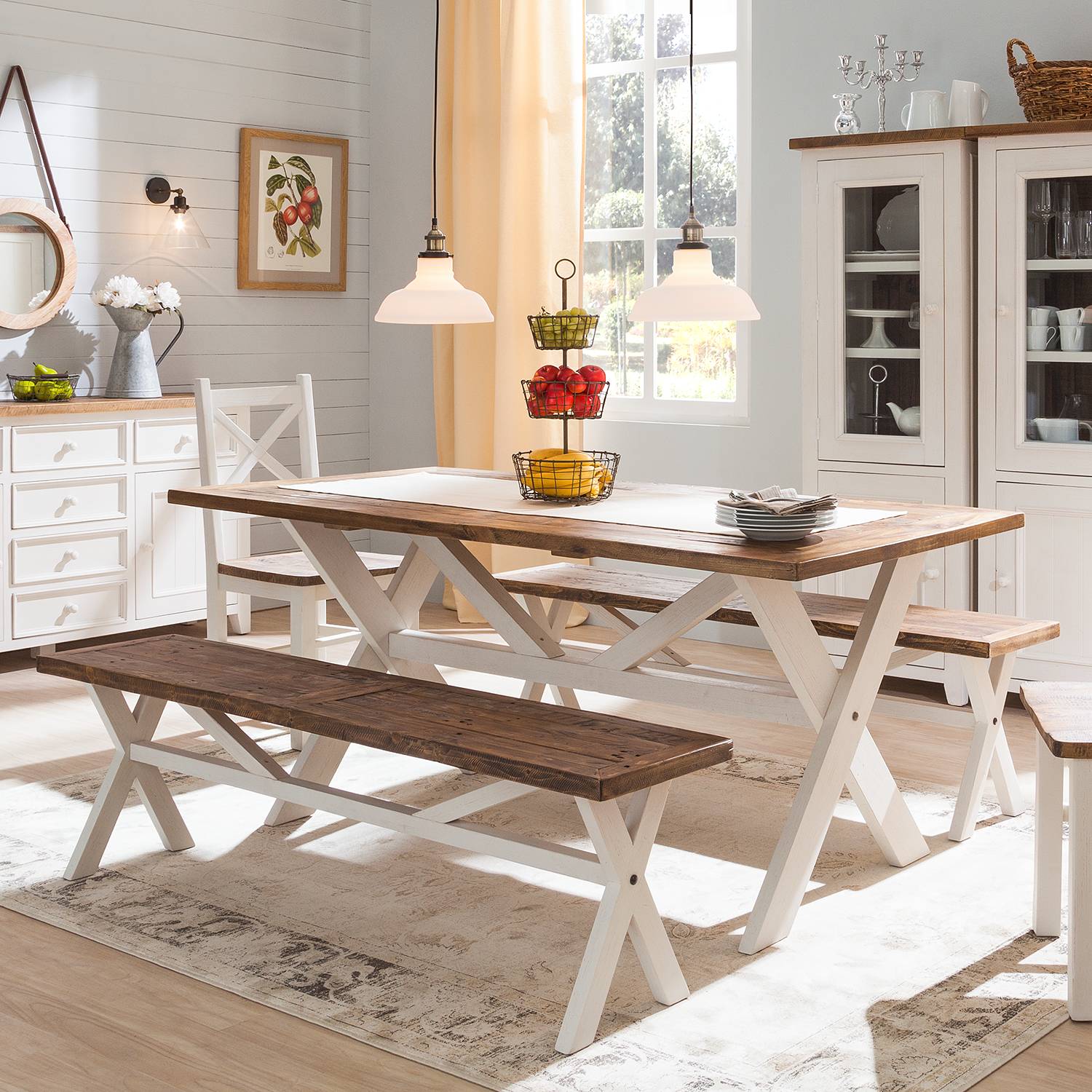 home24 Tischläufer T-Dove Creme