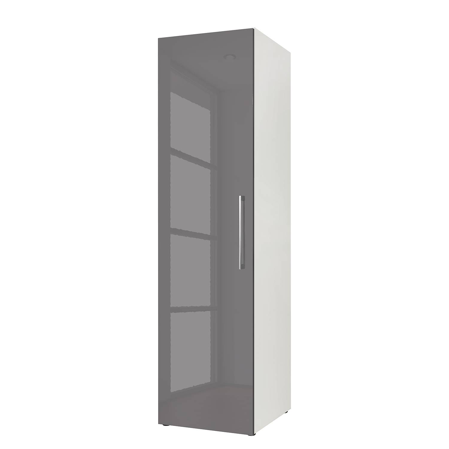 goedkoop Draaideurkast KSW III Hoogglans lavagrijs 176 cm WelleMobel