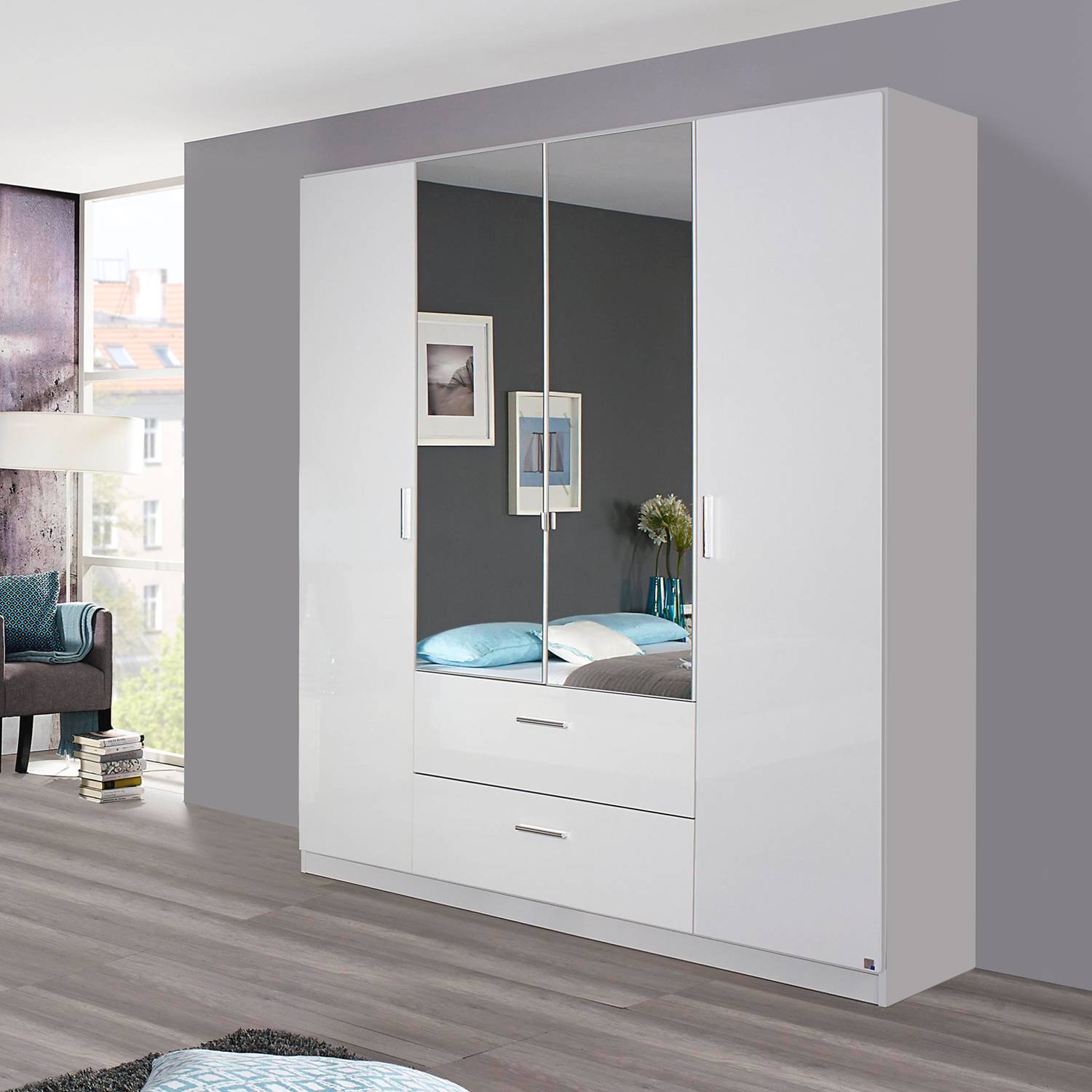 home24 Drehtürenschrank Passau