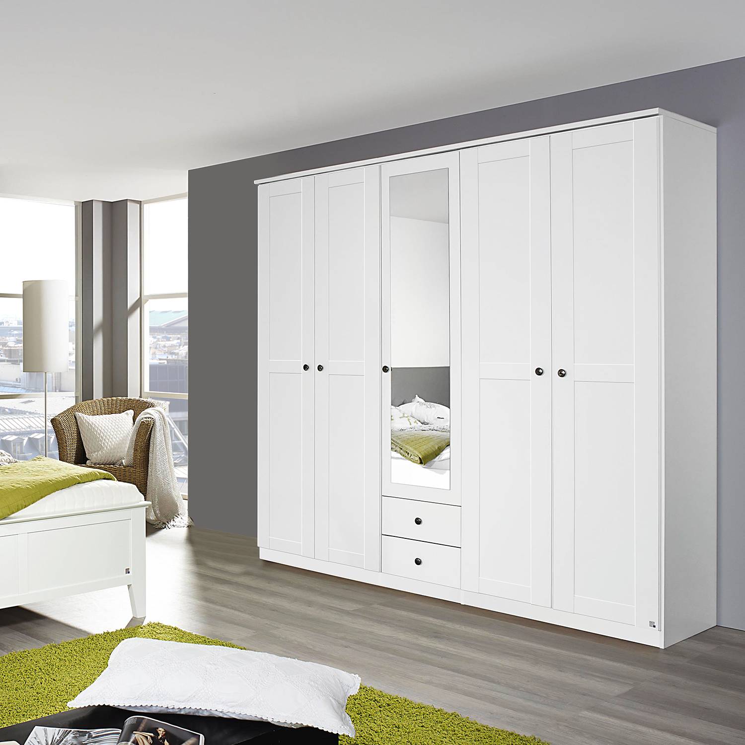 home24 Drehtürenschrank Rosenheim I