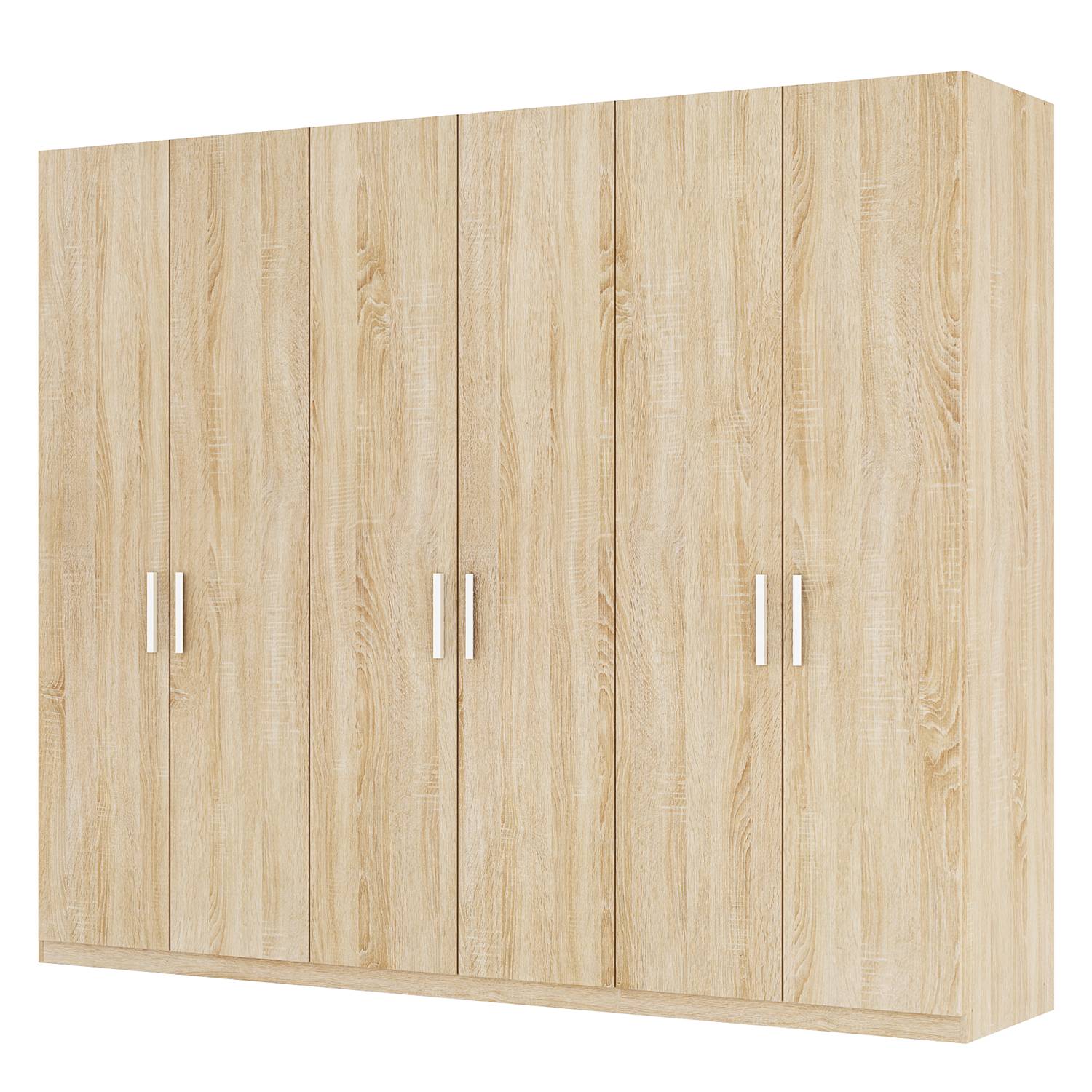 goedkoop Draaideurkast Skøp I Sonoma eikenhouten look 270cm 6 deurs 222cm Comfort Skop