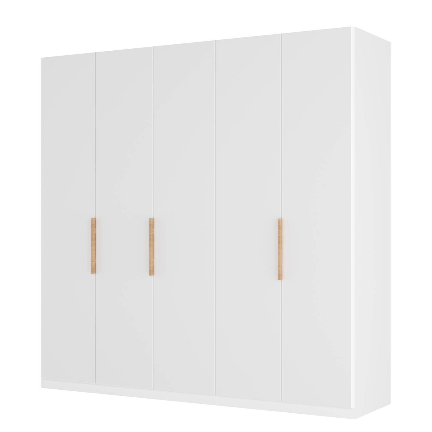 goedkoop Draaideurkast Skøp I wit matglas 225cm 5 deurs 236cm Comfort Skop