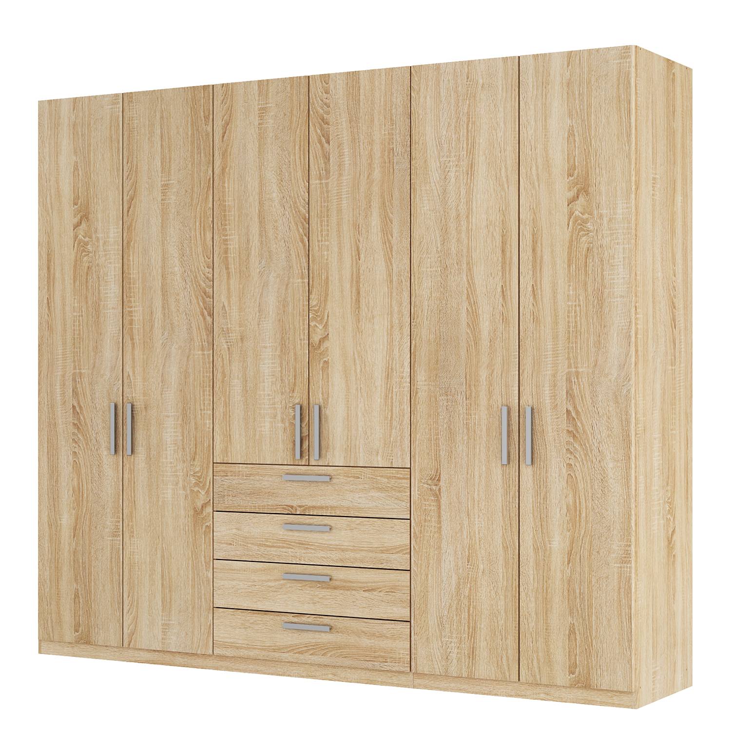 goedkoop Draaideurkast Skøp II Sonoma eikenhouten look 270cm 6 deurs 236cm Basic Skop