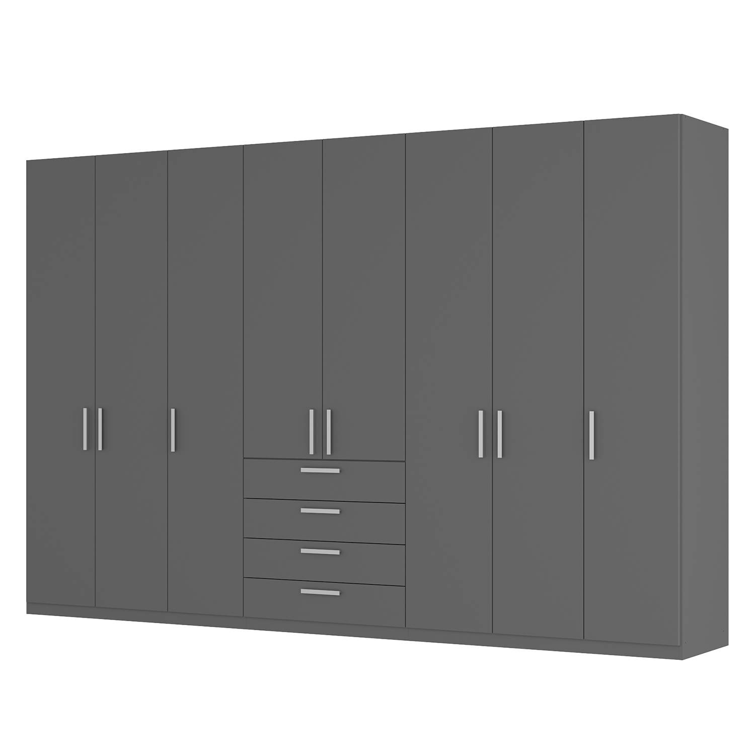 goedkoop Draaideurkast Skøp II grafietkleurig 360cm 8 deurs 236cm Classic Skop