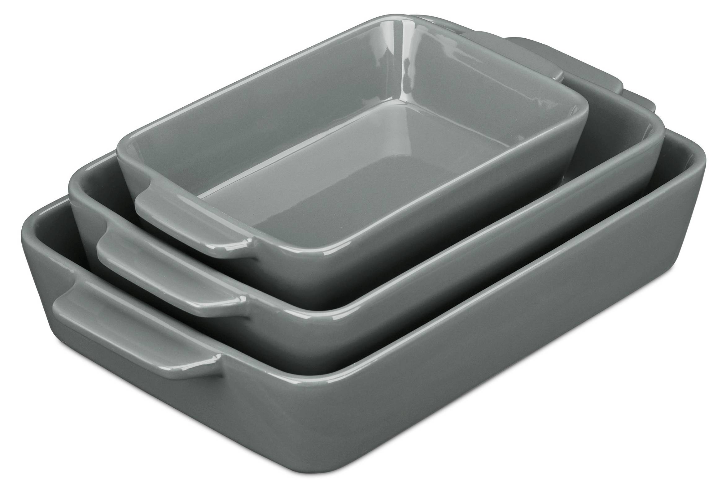 Lot De 3 Plats à Paner GN En Inox Avec Couvercles - 32,5 X 17,5 X 6,5 Cm - Pour Cuisine Pro Ou Maison - 6