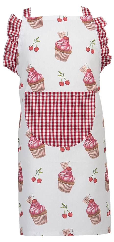 Wasserdichte Kinderküchenschürze Mit Tasche – Verstellbar, Aus Baumwolle, Für Malen, Basteln & Kochen (44x62 Cm)