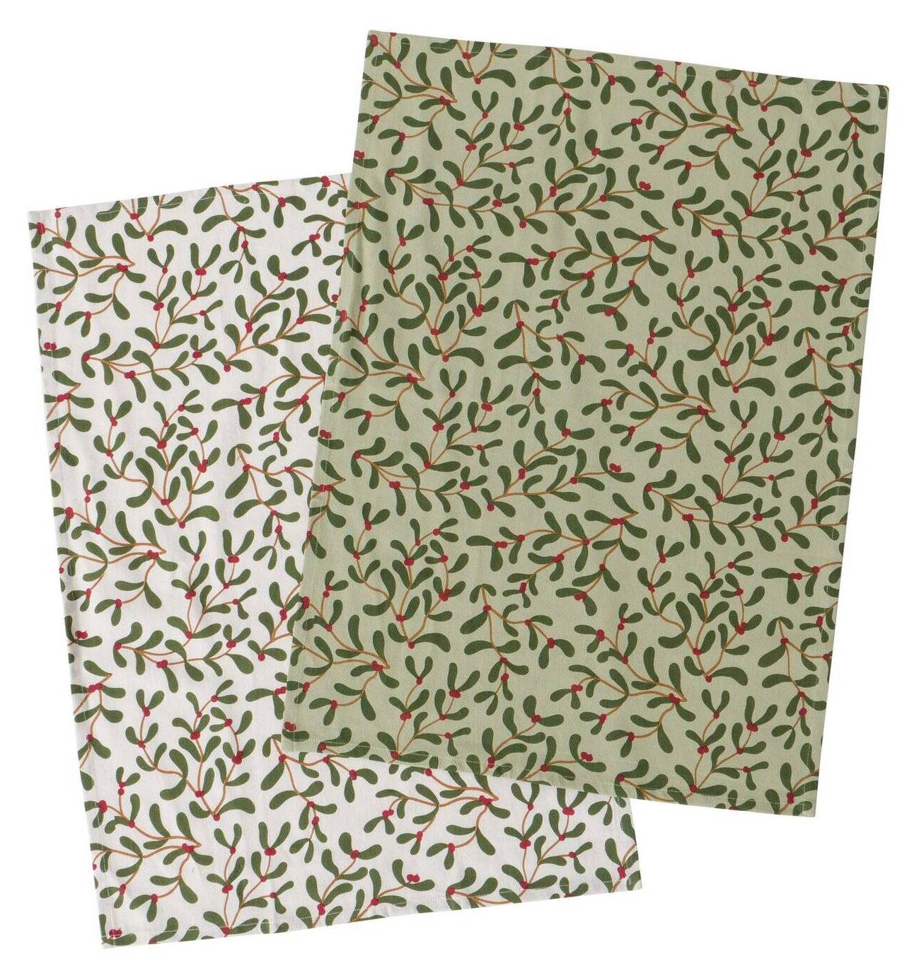 ARKENY Valentinstag Geschirrtücher 2er-Set – Mit Rosa Herzen, 45,7 X 66 Cm, Aus Saugstarker Mikrofaser