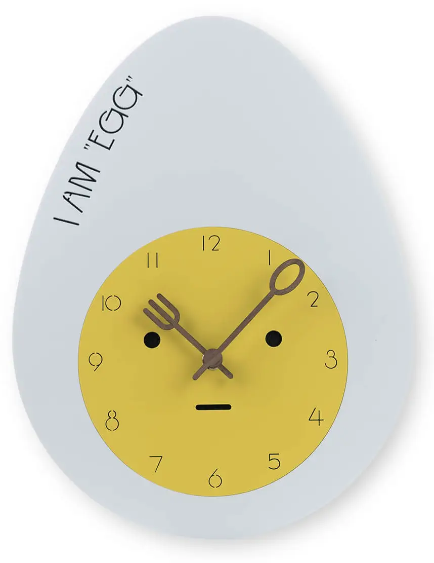 Design Wanduhr THE EGGY