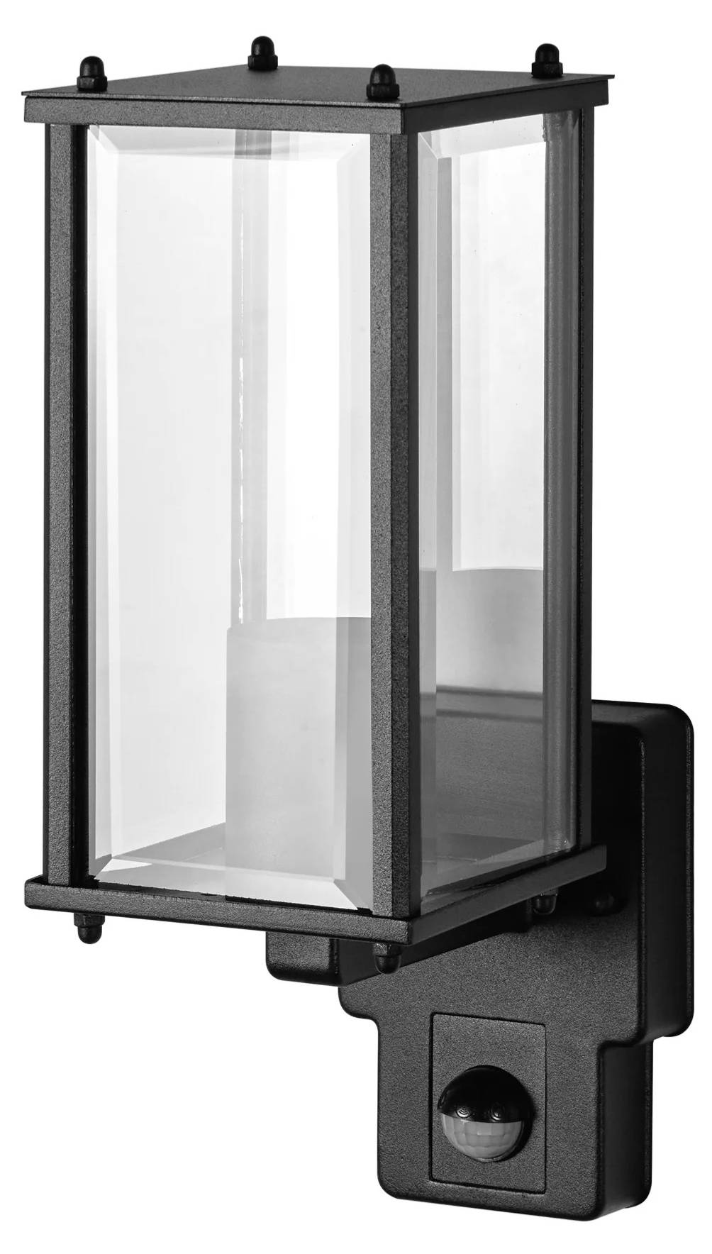 CGC Lighting Außenwandleuchte – Schwarz, IP44, Für Garten, Terrasse, Eingang, Mit GU10 Fassung (max. 35 W)