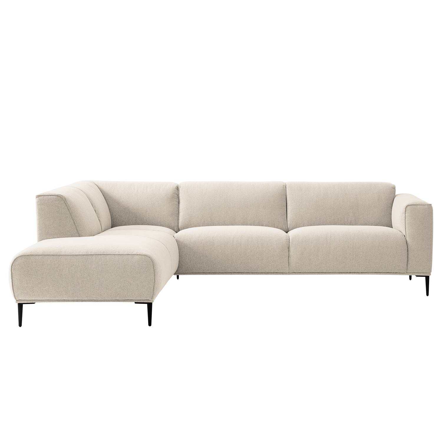 Ecksofa CRAWFORD III Webstoff - Beige