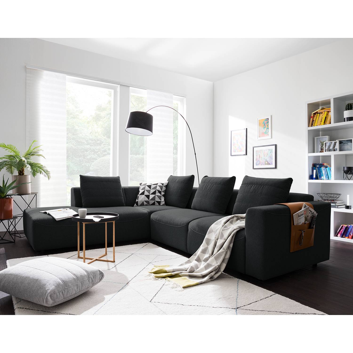 Ecksofa Finny III Webstoff