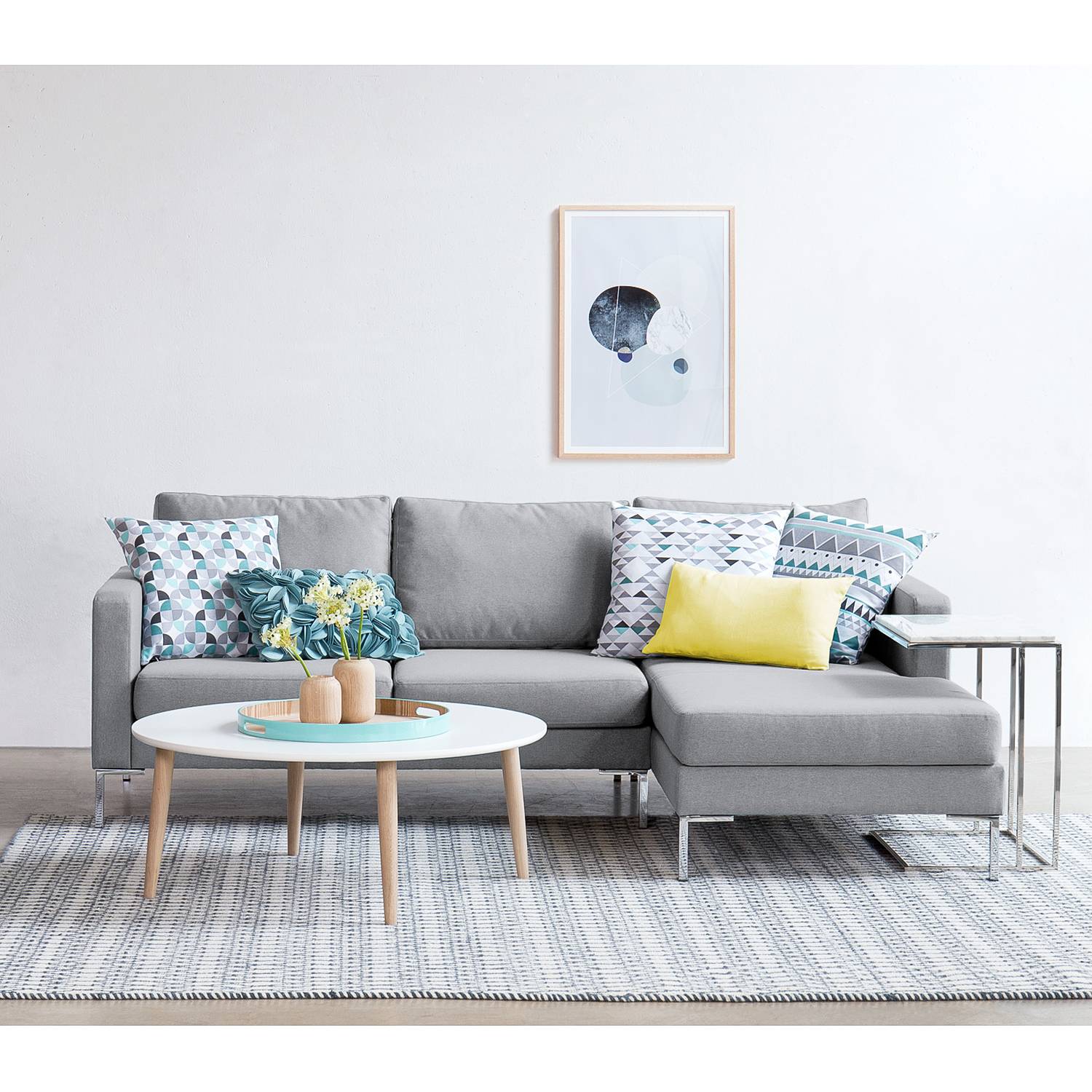 Ecksofa Portobello Webstoff