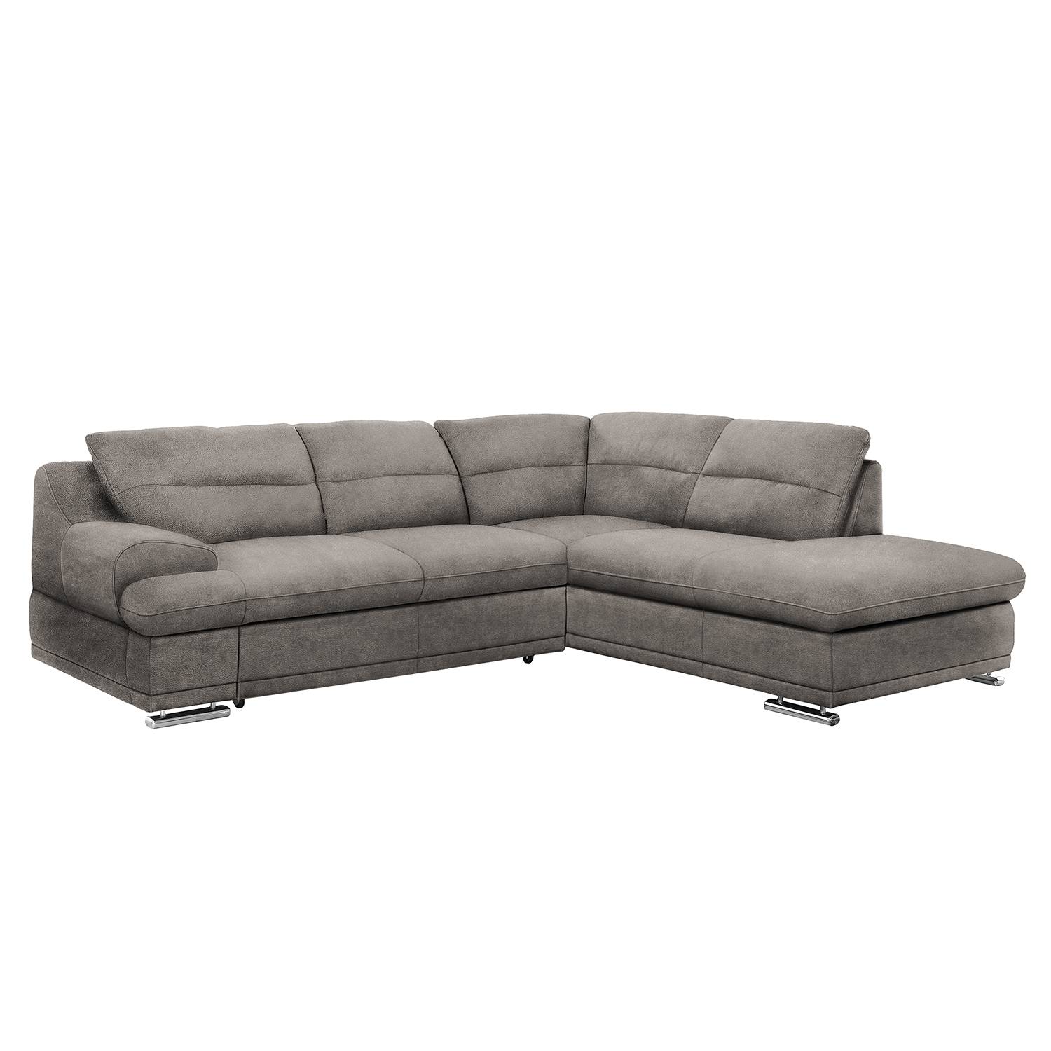 home24 Cotta Ecksofa Rollin Cappuccino Microfaser 264x88x217 cm