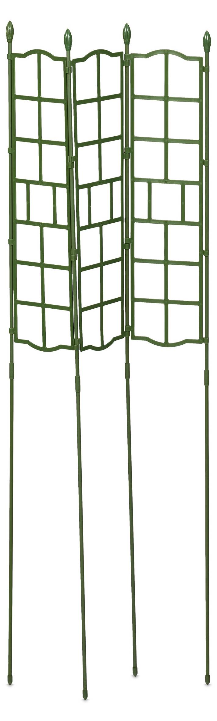 Relaxdays plantenklimrek set van 2 - 220 x 50 cm - v