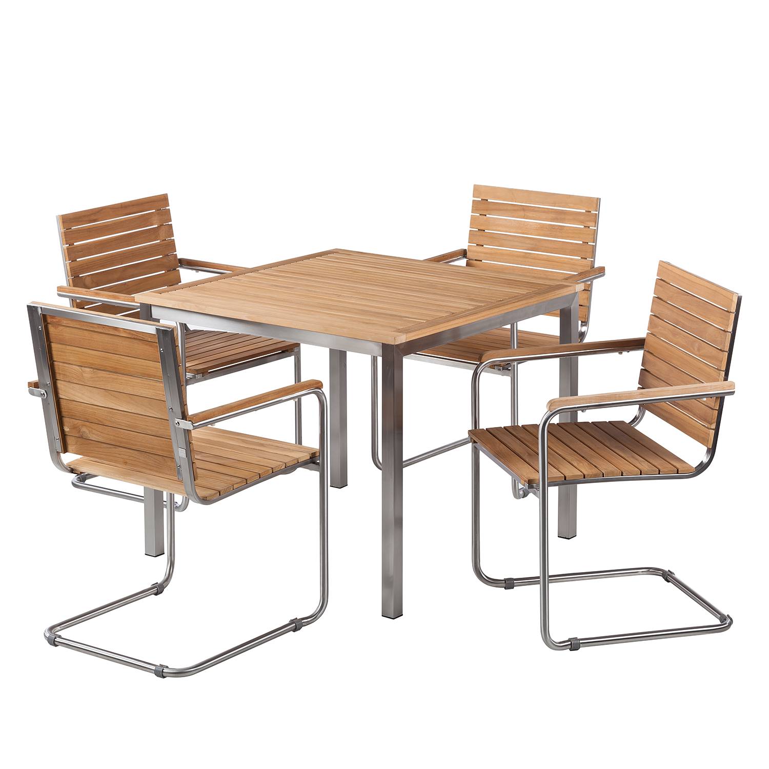 home24 Essgruppe Teakline Exklusiv XXV