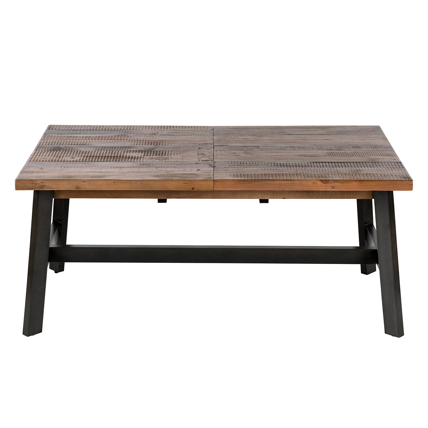 Eettafel Tamati Lll Uitschuifbaar Oud Pijnboomhout Metaal Home24 Nl