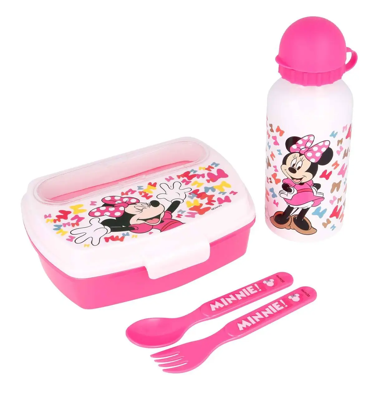 Set Bows 4er So Lunchset Minnie Edgy