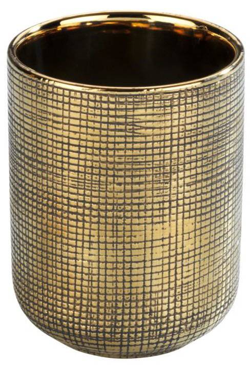 Zahnputzbecher RIVARA, golden, | WENKO home24 kaufen