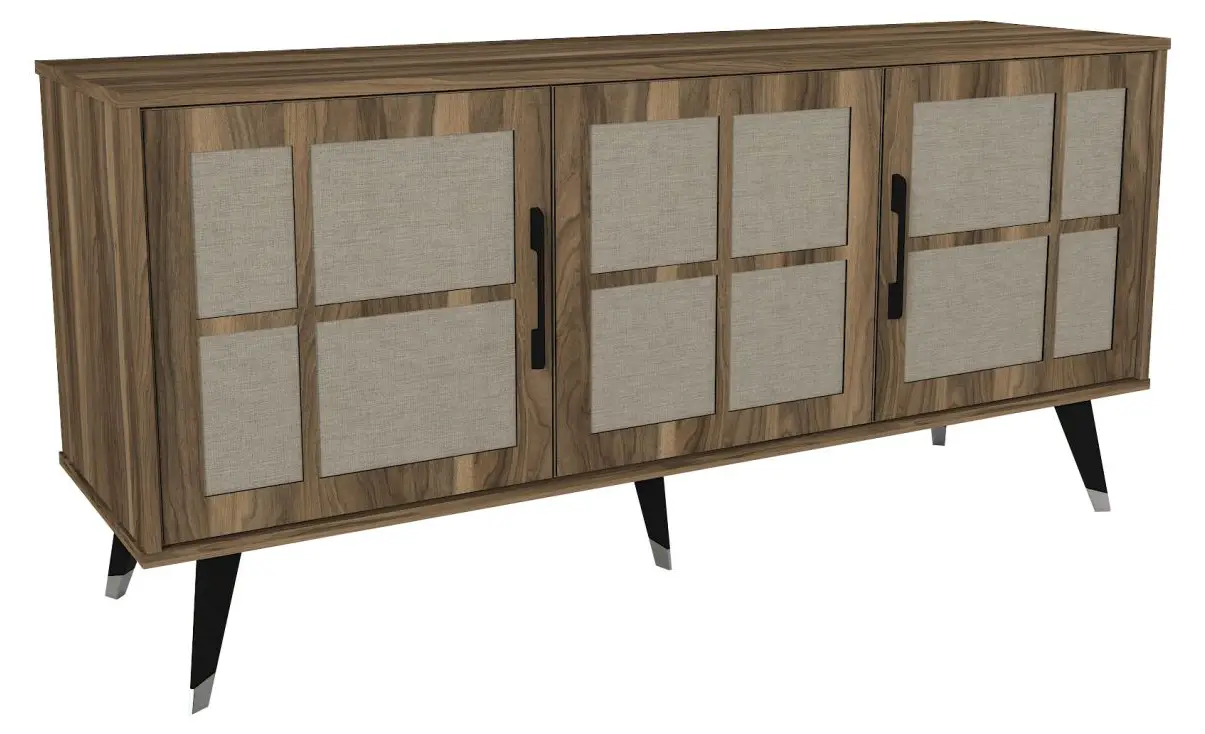 Sideboard Logan Walnuss Grau