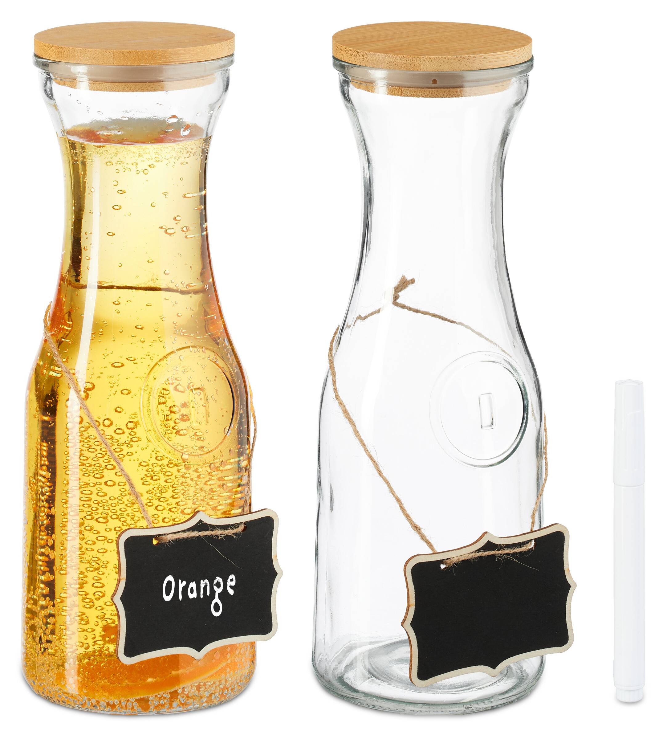 Wasserkaraffe mit Deckel im Set kaufen