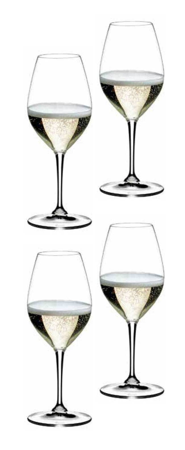 RIEDEL Performance Champagnergläser 4er Set - Kristallgläser Für Perfekten Weingenuss
