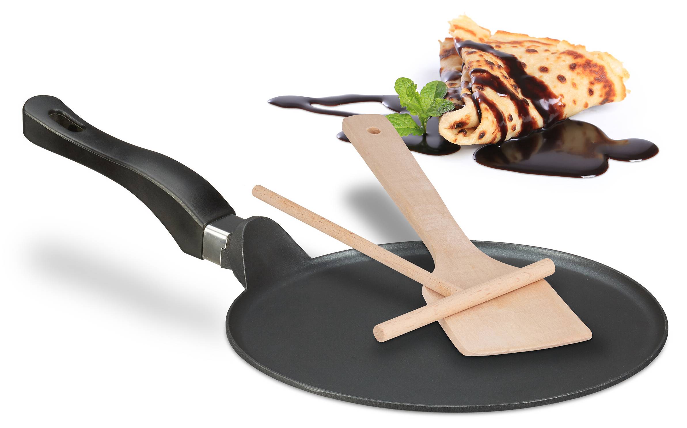 Rateau A Crepes En Bois Rouleau à Pâte De 18