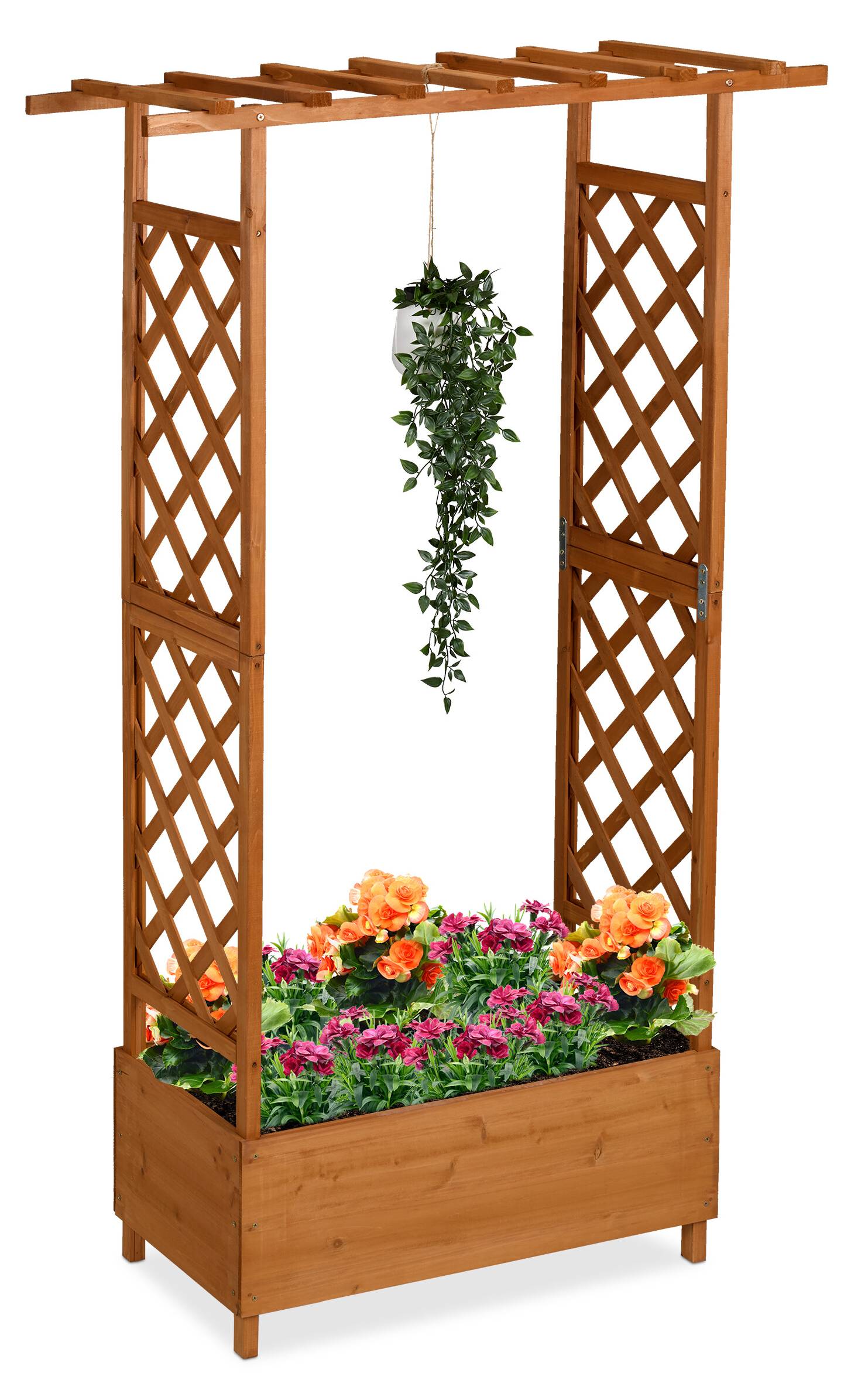 Blumenkasten mit Rankgitter & Dach kaufen