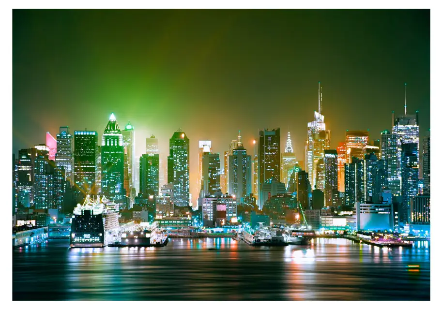 Fototapete NY: Enlightened Harbour