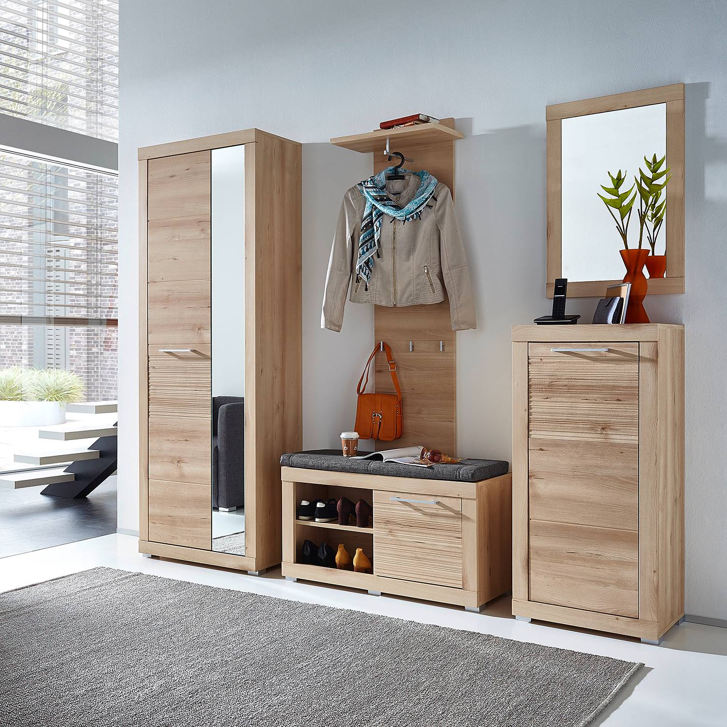 Garderobeset Taledos Ii 5 Delig Roomscape roomscape kopen in de aanbieding