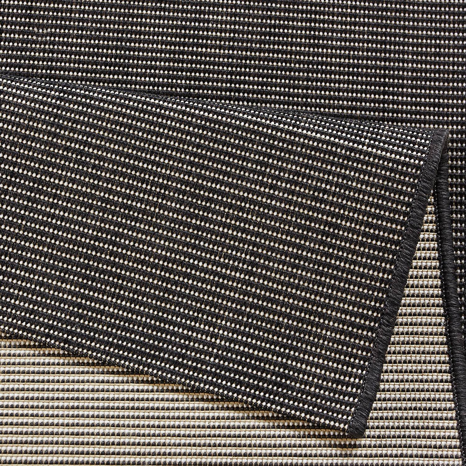 home24 Bougari In-/Outdoor-Teppich Match Schwarz Rechteckig 120x170 cm (BxT) Modern Kunstfaser