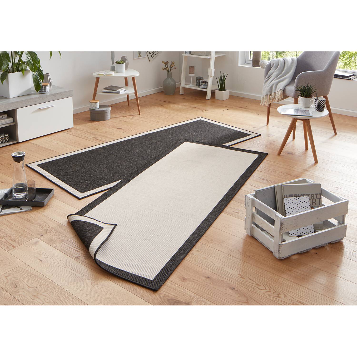 Tapis long intérieur/extérieur Qala