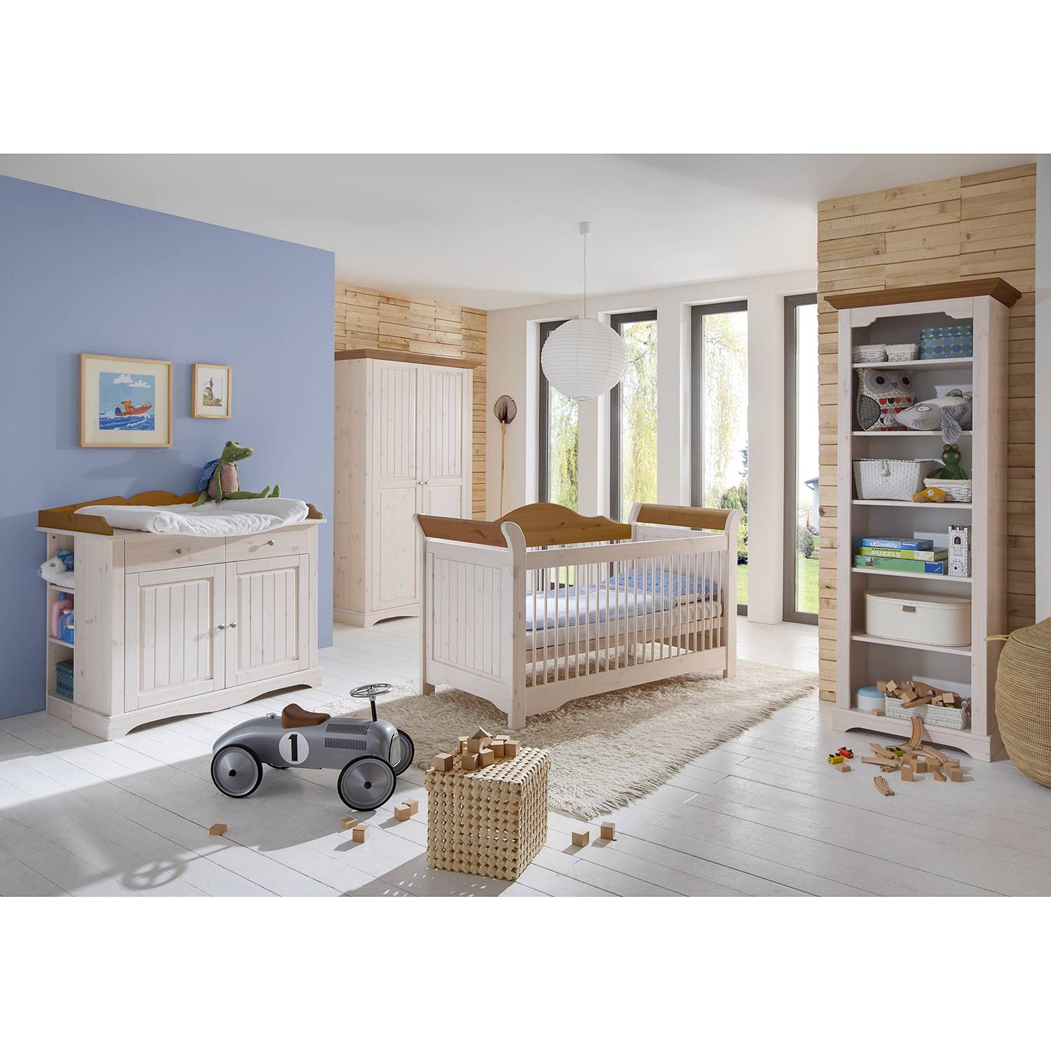 Kinderbed Karlotta Steens steens kopen in de aanbieding