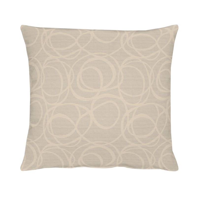 home24 Apelt Kissen Alabama Hellbraun 39x39 cm (BxH) Modern Kunstfaser