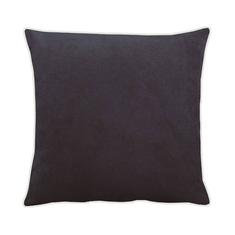home24 Apelt Kissen Tahiti Schwarz 45x45 cm (BxH) Modern Kunstfaser