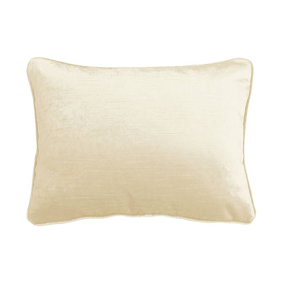 home24 Apelt Kissen Topas Hellbeige 30x40 cm (BxH) Modern Samtstoff