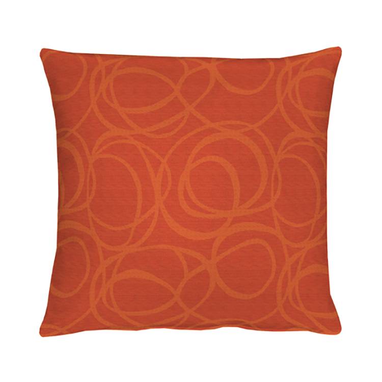 home24 Apelt Kissenbezug Alabama Rot /Orange 40x40 cm (BxH) Modern Kunstfaser