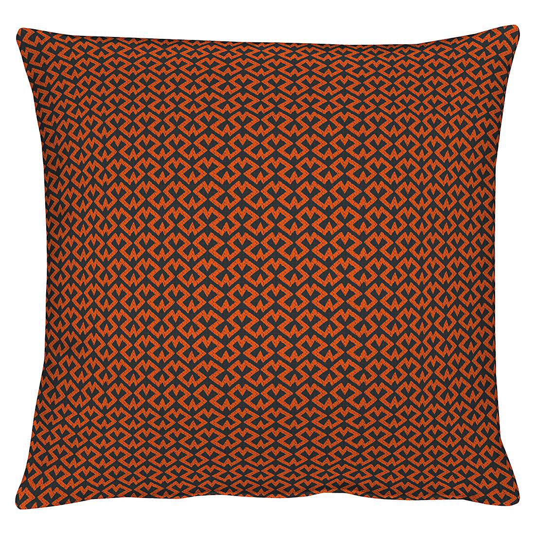 home24 Apelt Kissenbezug Pizzo Orange 49x49 cm (BxH) Modern Kunstfaser