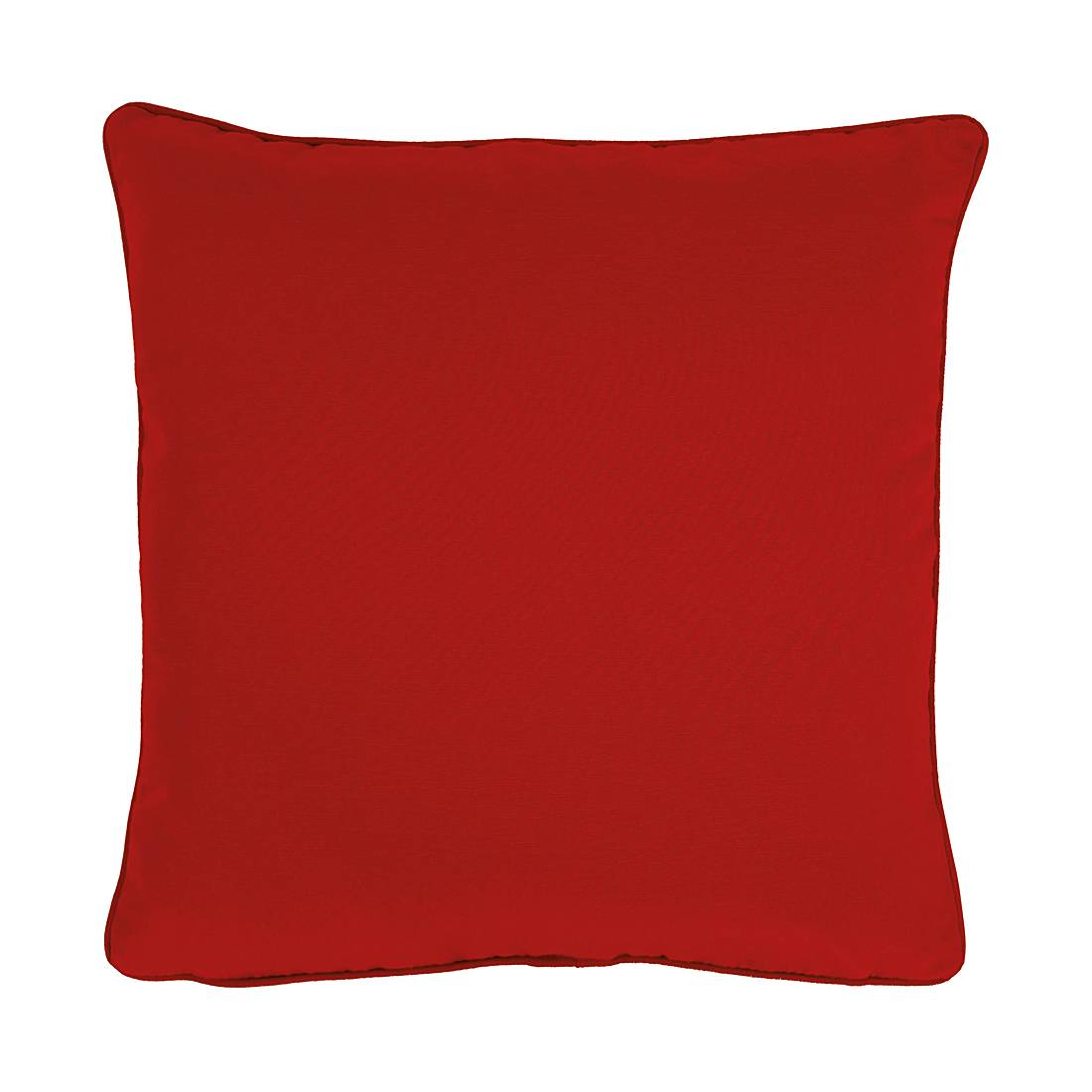 home24 Apelt Kissenbezug Tizian Rubinrot 40x40 cm (BxH) Modern Baumwollmischgewebe