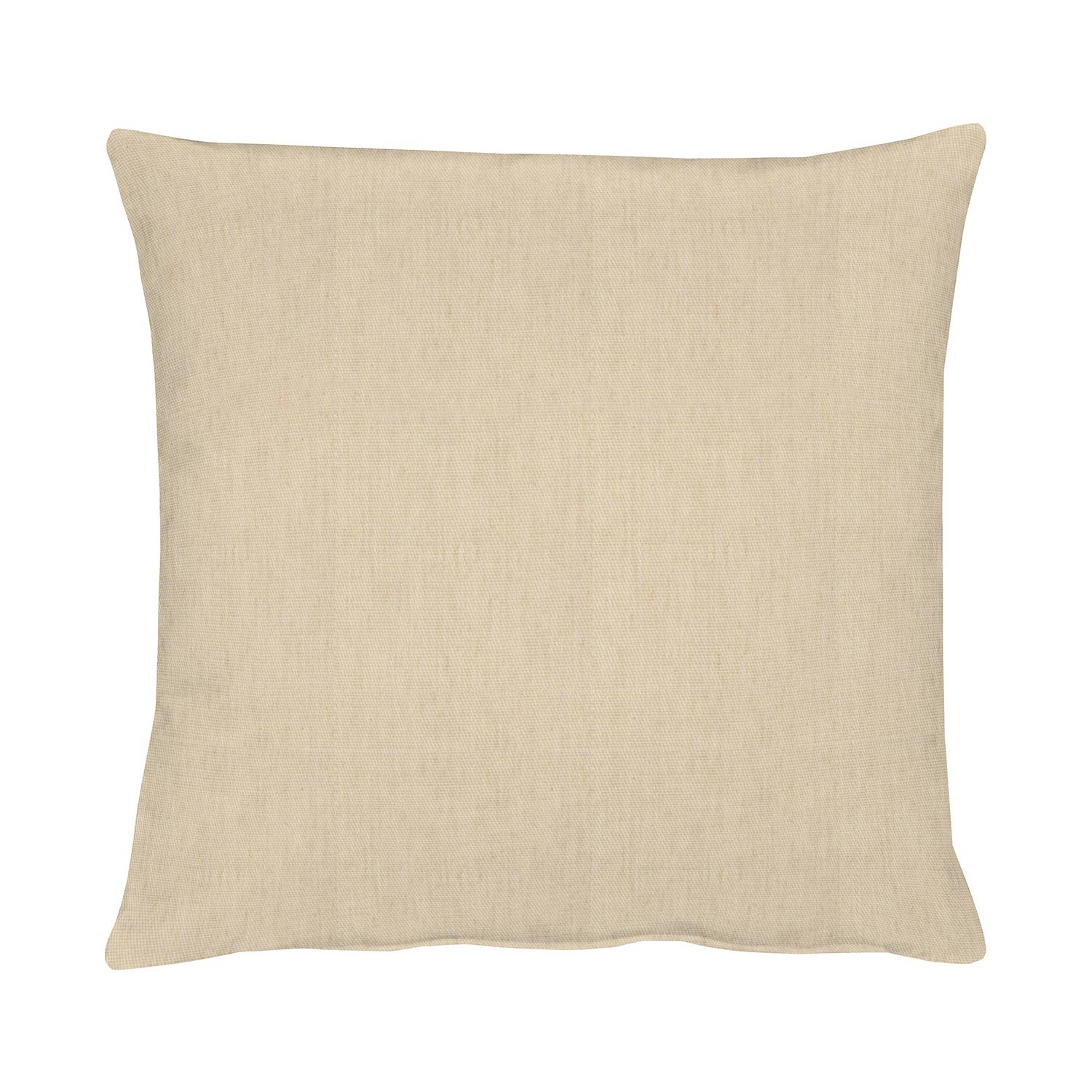 home24 Apelt Kissenbezug Torino Sand 49x49 cm (BxH) Modern Webstoff