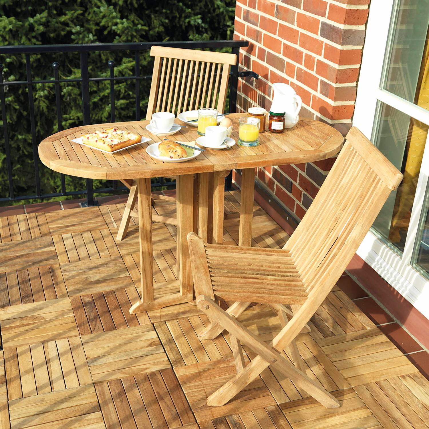 Klappstuhl TEAKLINE CLASSIC I - Teakholz Massivholz