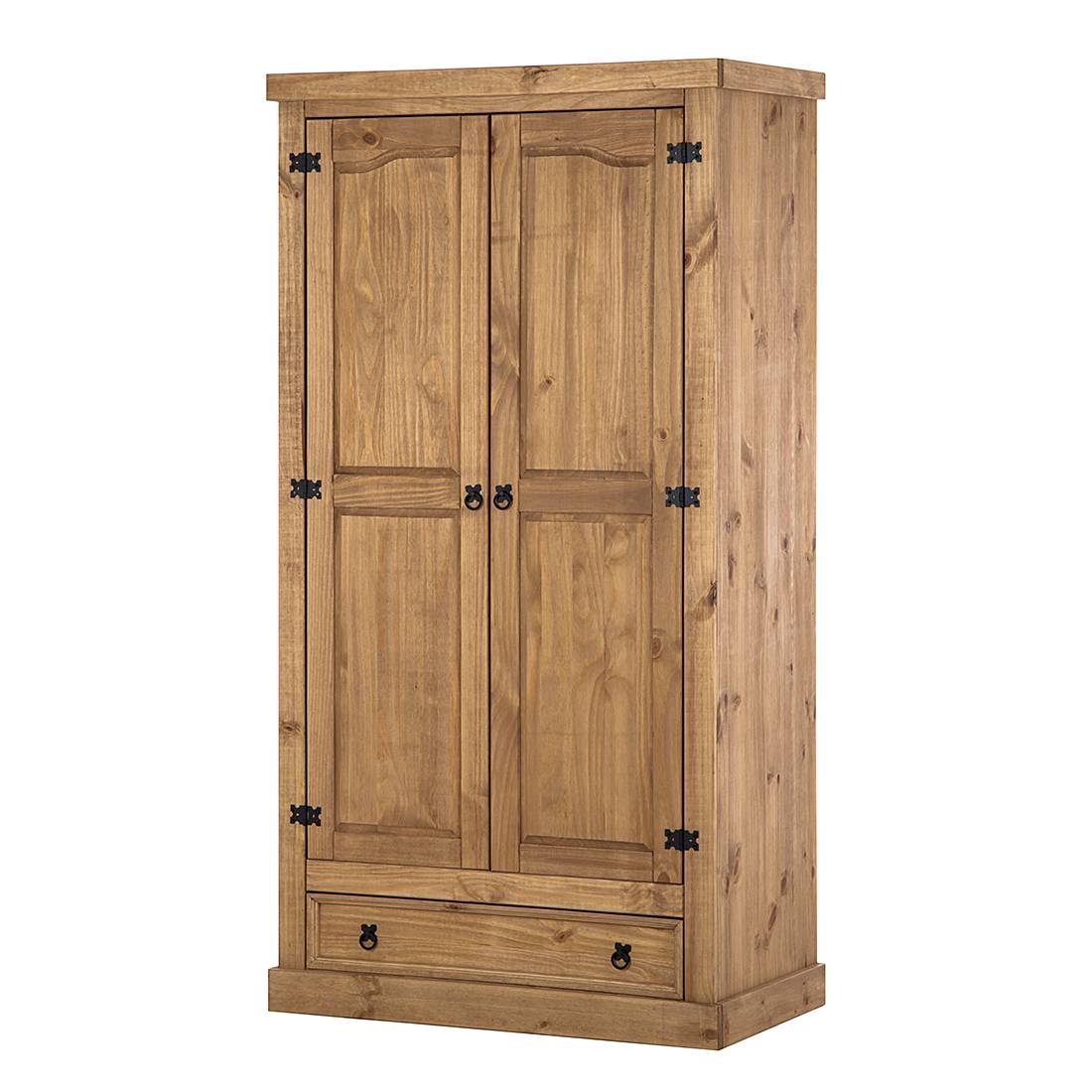 goedkoop Draaideurkast Finca Rustica II Massief grenenhout 102cm 2 deurs Maison Belfort