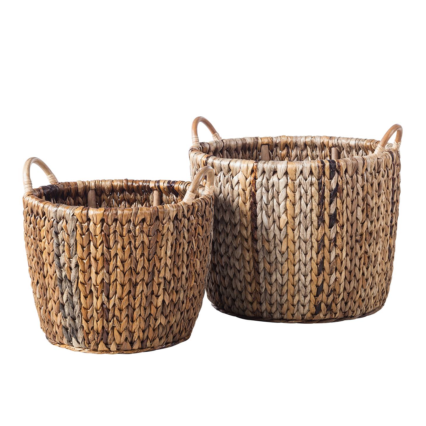Korb osa 2 teilig rattan abaca 4418912