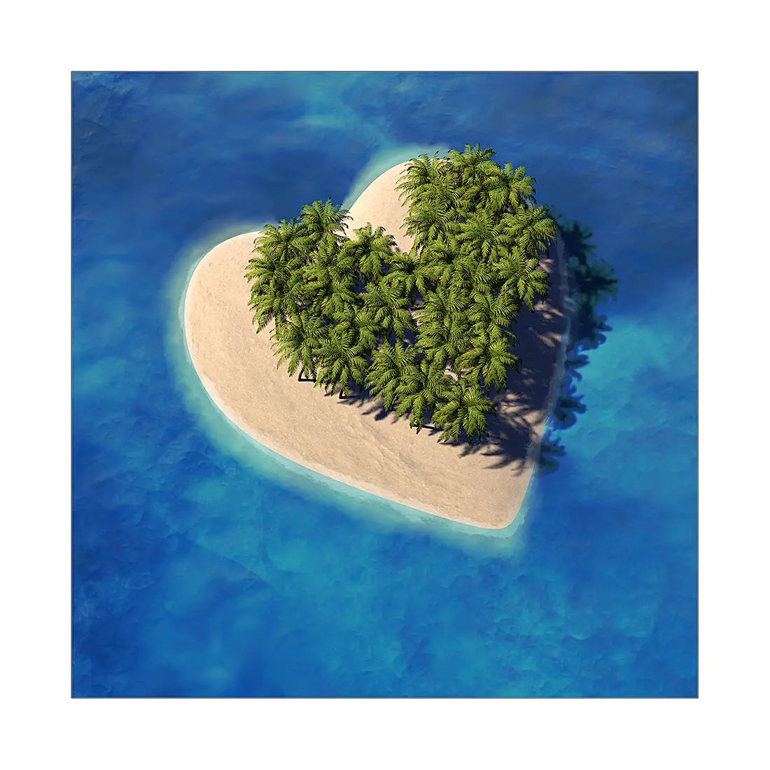 Kunstdruck Island of love IV
